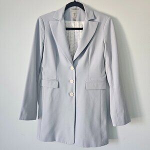 Tristan fitted periwinkle blazer